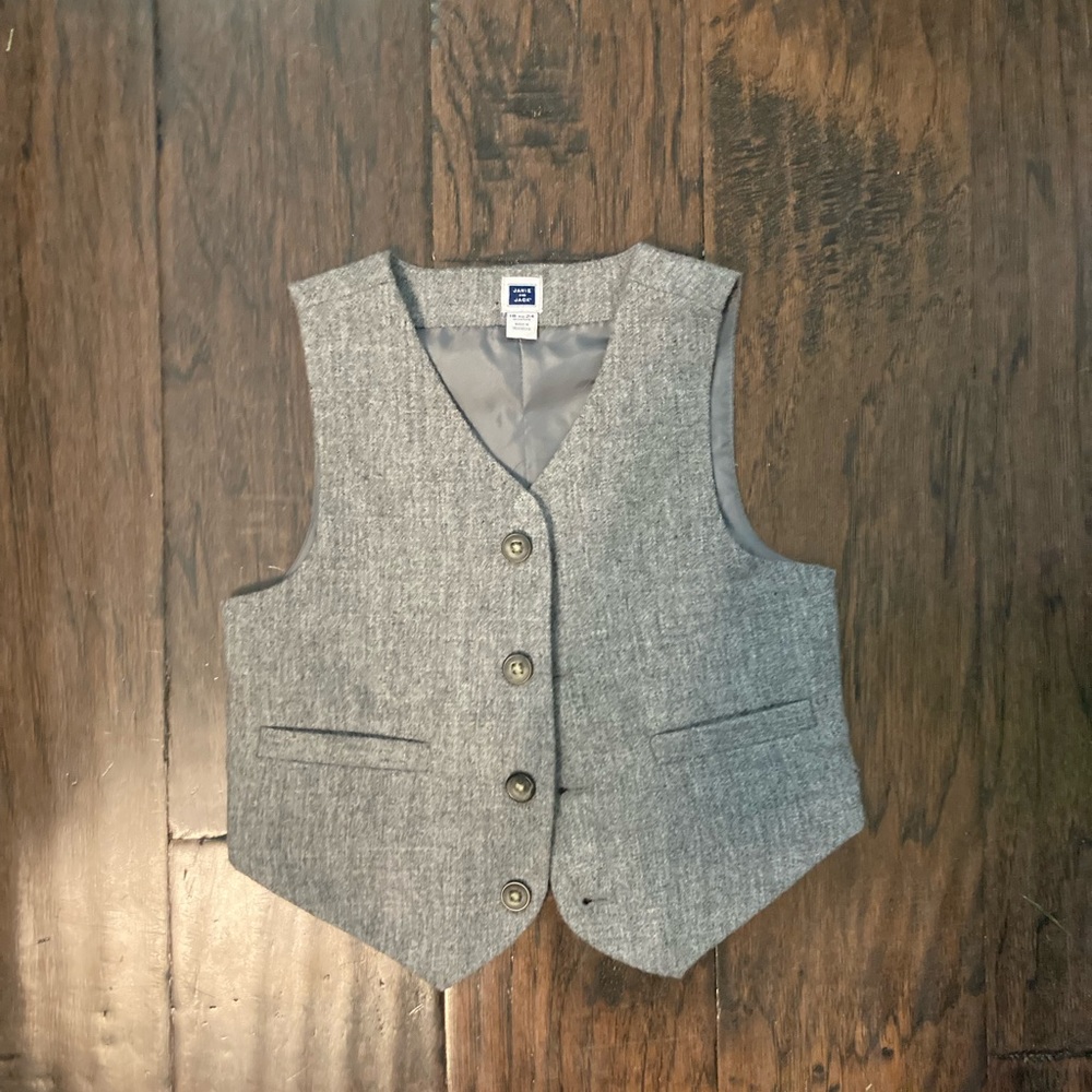 Janie and Jack suit vest 18-24 mo